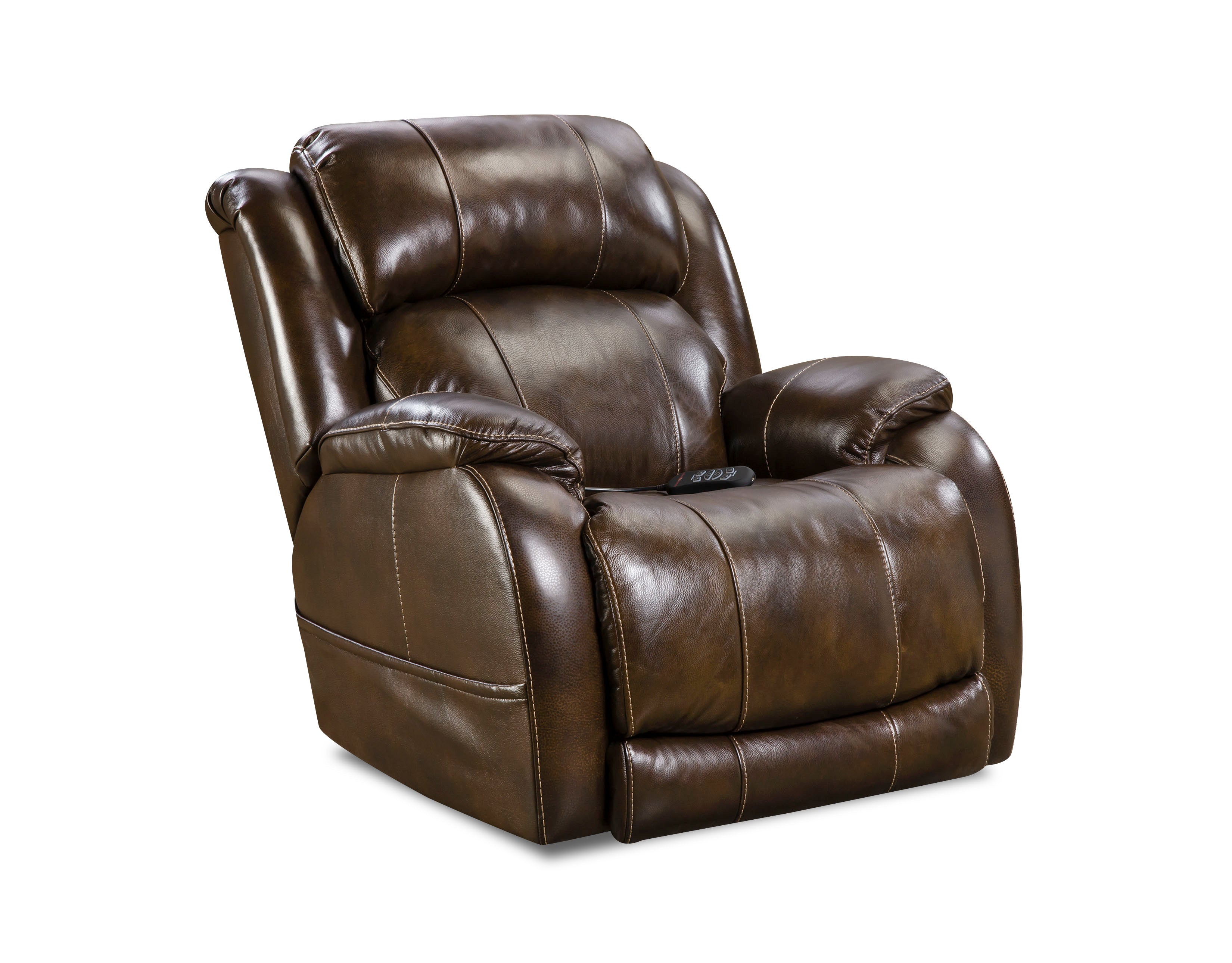 Transformer II Leather Power Recliner - Chocolate