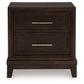 Neymorton Queen Upholstered Panel Bed with Mirrored Dresser, Chest and 2 Nightstands