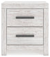 Cayboni Full Panel Bed with Mirrored Dresser, Chest and 2 Nightstands