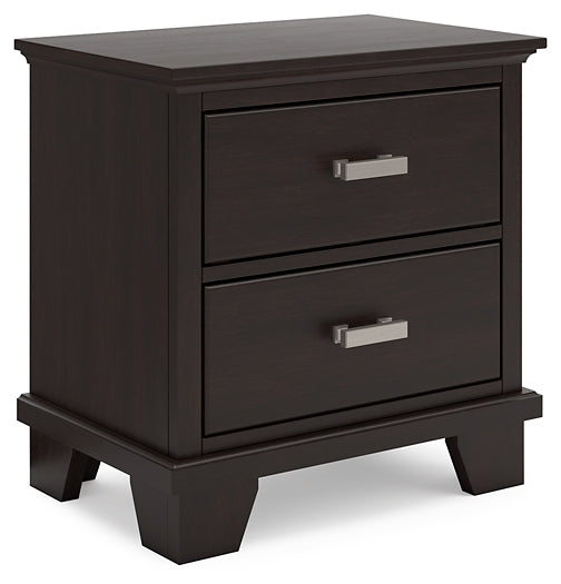 Covetown Twin Panel Bed with Dresser and 2 Nightstands