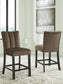 Jeshina Upholstered Barstool (2/CN)