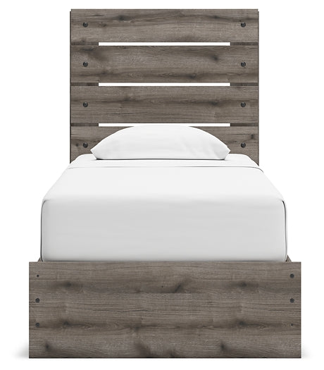 Graystorm  Panel Storage Bed