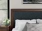 Dilenno California King Upholstered Panel Bed