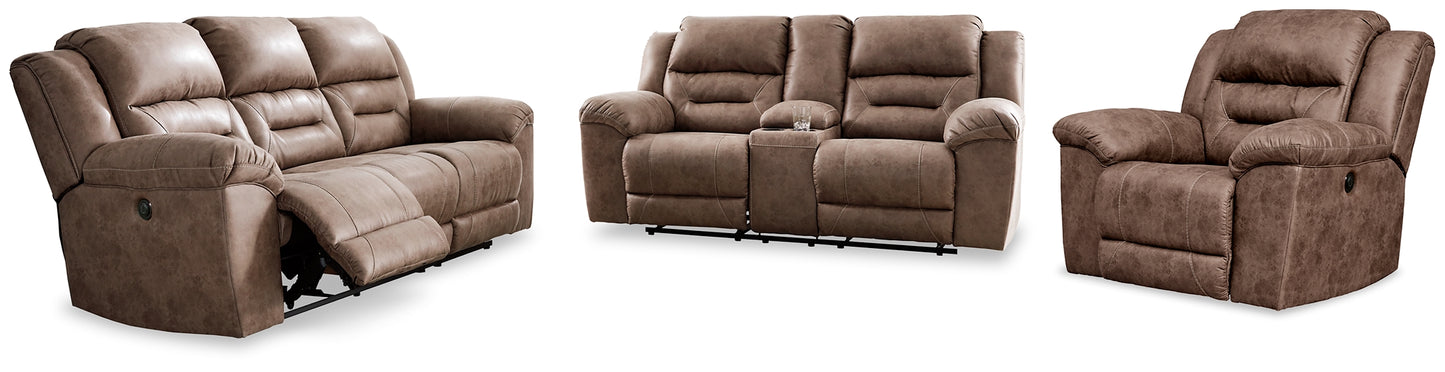 Stoneland Sofa, Loveseat and Recliner