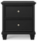 Lanolee Two Drawer Night Stand