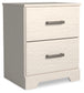 Stelsie Full Panel Bed with Mirrored Dresser and Nightstand