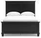 Lanolee Full Panel Bed with Mirrored Dresser, Chest and Nightstand